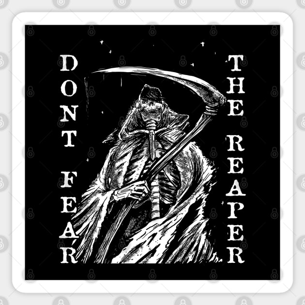 Dont fear the reaper drawing art Sticker by DeathAnarchy
